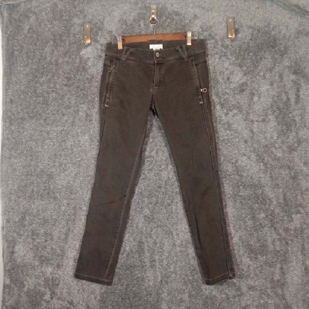 Diesel Women's Low Rise Biker Style Vintage Brown Size 26